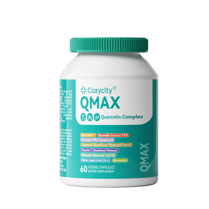 Cozycity Q-Max Quercetin Complex – Respiratory & Whole-Body Wellness Support, 60 Capsules