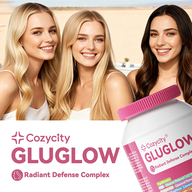 Cozycity GluGlow Radiant Defense Complex – Skin Brightening & Antioxidant Support, 60 Capsules