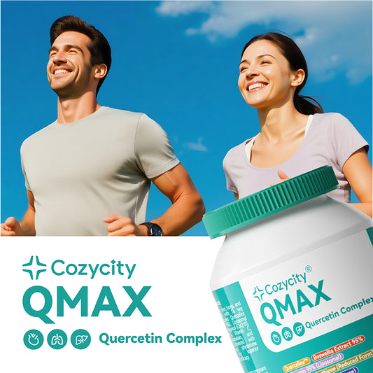 Cozycity Q-Max Quercetin Complex – Respiratory & Whole-Body Wellness Support, 60 Capsules