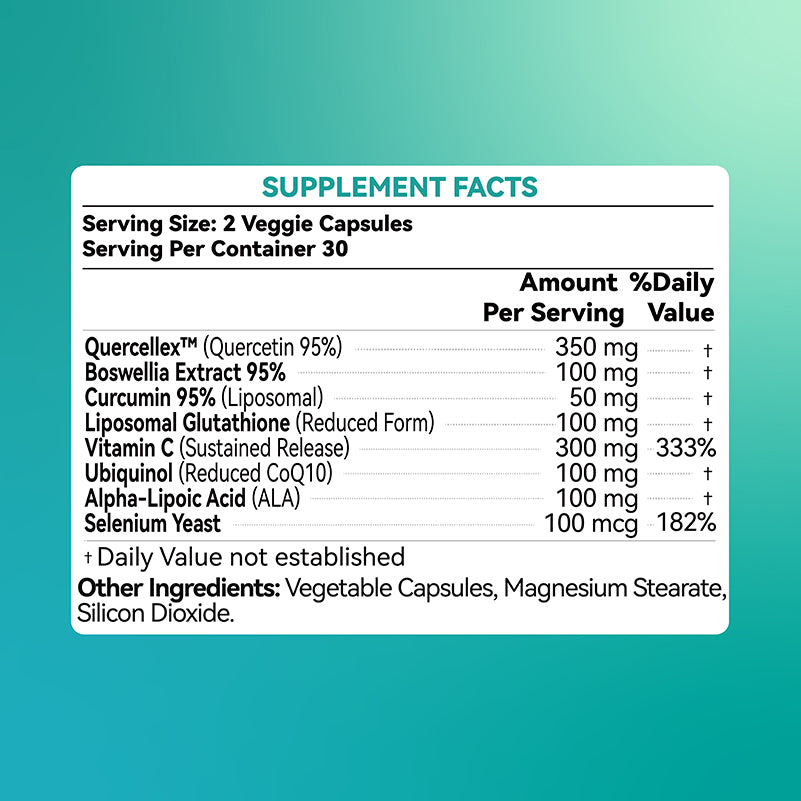 Cozycity Q-Max Quercetin Complex – Respiratory & Whole-Body Wellness Support, 60 Capsules