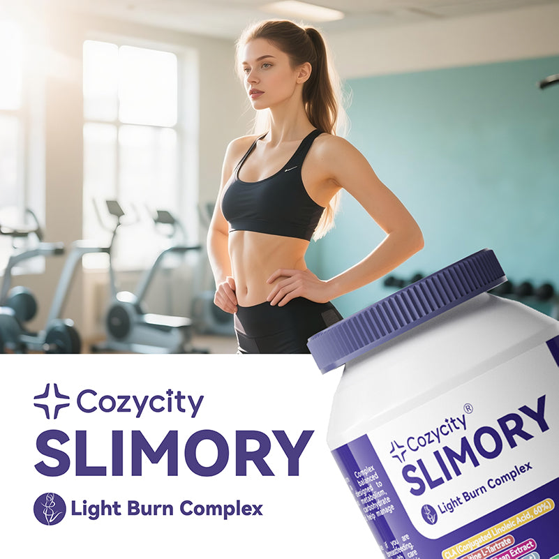 Cozycity Slimory Light Burn Complex – Weight Management & Fat Metabolism Support, 60 Capsules