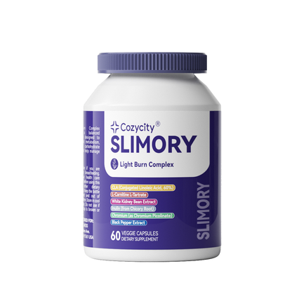 Cozycity Slimory Light Burn Complex – Weight Management & Fat Metabolism Support, 60 Capsules