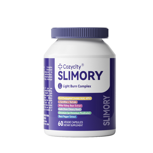 Cozycity Slimory Light Burn Complex – Weight Management & Fat Metabolism Support, 60 Capsules