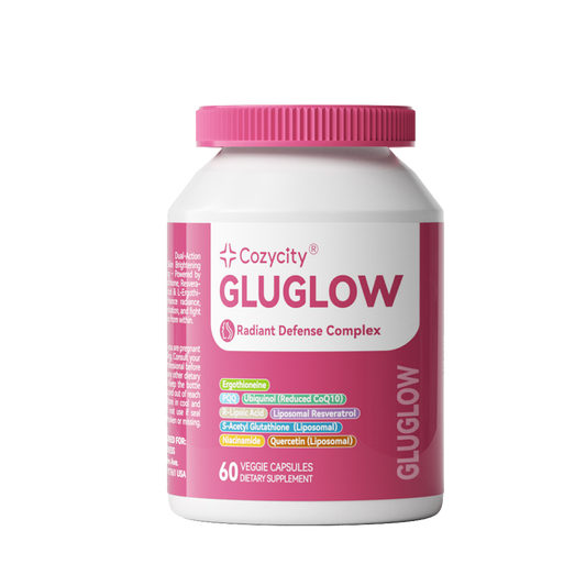 Cozycity GLUGLOW Radiant Defense Complex – Skin Brightening & Antioxidant Support, 60 Capsules